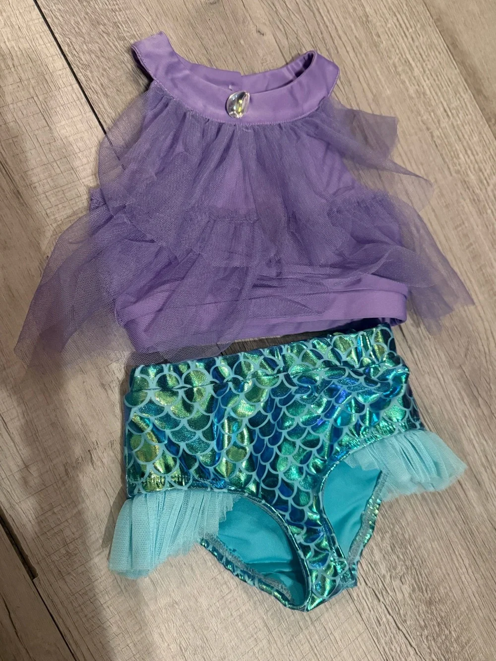 Great Pretenders Mermaid Swimsuit Girls 3t-4t